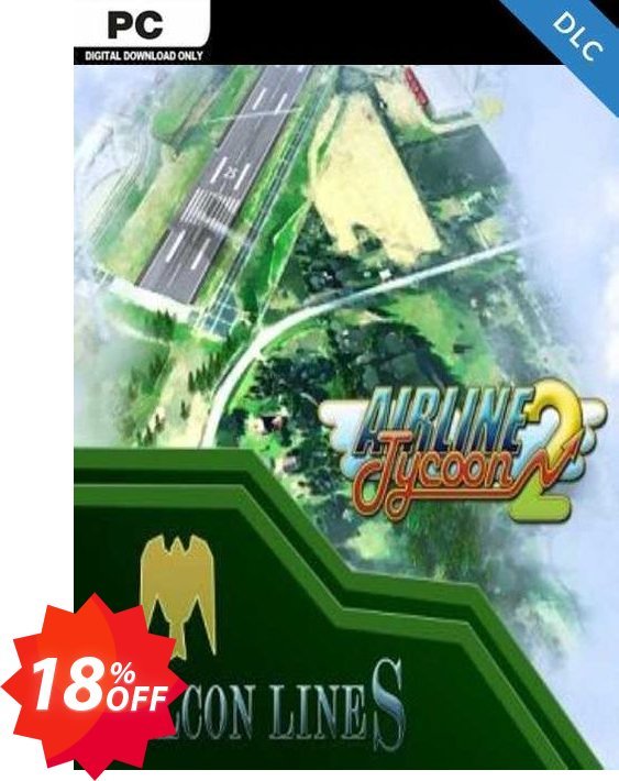 Airline Tycoon 2 Falcon Airlines DLC PC Coupon code 18% discount 