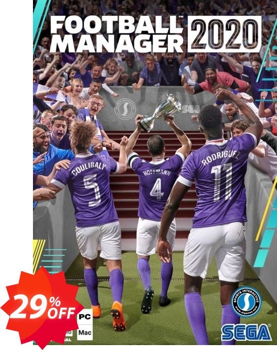 Football Manager 2020 PC Inc Beta, EU  Coupon code 29% discount 