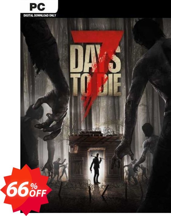 7 Days to Die PC Coupon code 66% discount 