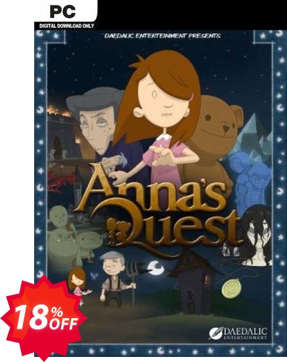Anna's Quest PC Coupon code 18% discount 