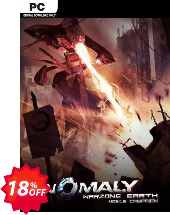 Anomaly Warzone Earth Mobile Campaign PC Coupon code 18% discount 