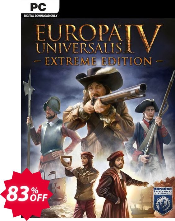 Europa Universalis IV 4 Extreme Edition PC Coupon code 83% discount 