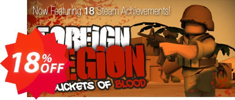 Foreign Legion Buckets of Blood PC Coupon code 18% discount 