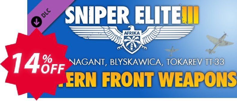 Sniper Elite 3 Eastern Front Weapons Pack PC Coupon code 14% discount 