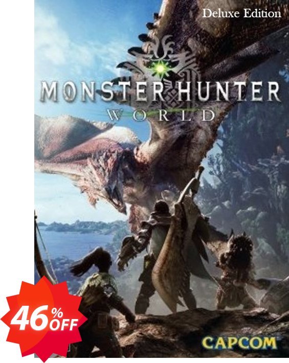 Monster Hunter World Deluxe Edition PC Coupon code 46% discount 