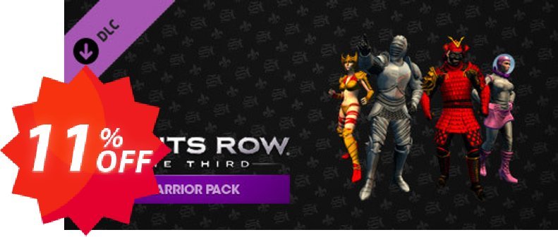 Saints Row The Third Warrior Pack PC Coupon code 11% discount 