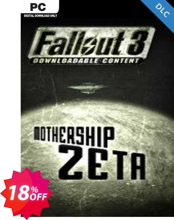 Fallout 3 Mothership Zeta PC Coupon code 18% discount 