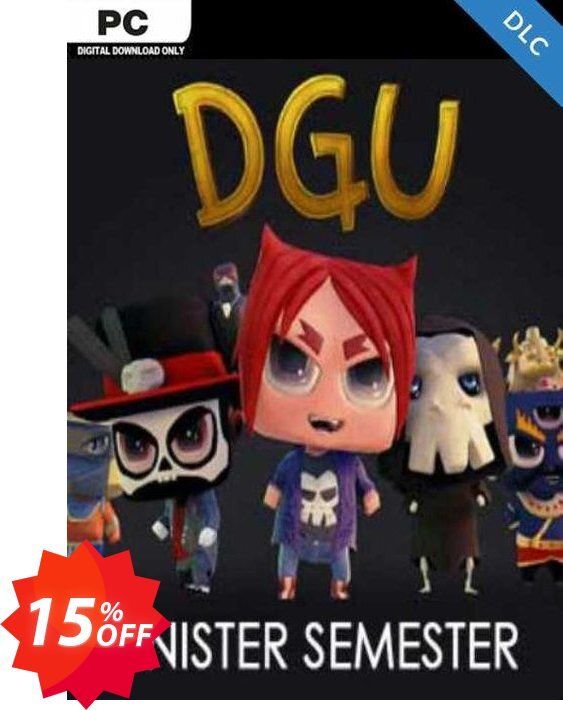 DGU Sinister Semester PC Coupon code 15% discount 