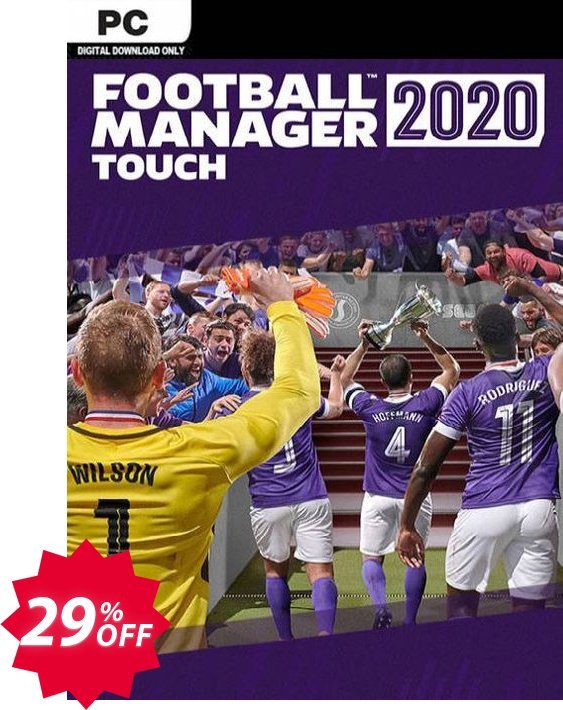 Football Manager 2020 Touch PC, EU  Coupon code 29% discount 