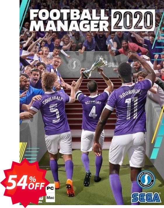 Football Manager 2020 PC, EU  Coupon code 54% discount 