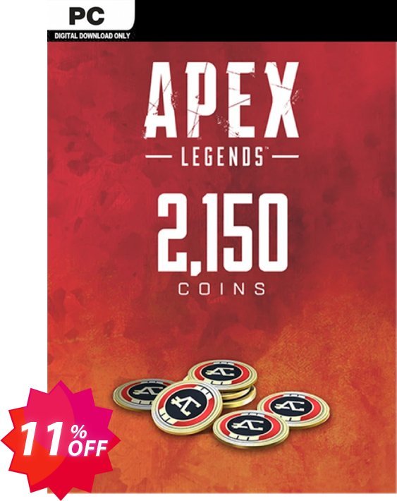 Apex Legends 2150 Coins VC PC Coupon code 11% discount 