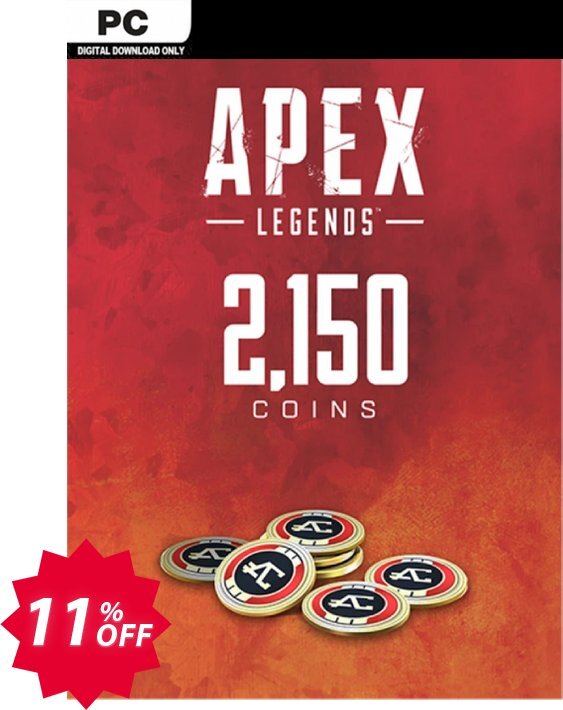 Apex Legends 2150 Coins VC PC Coupon code 11% discount 