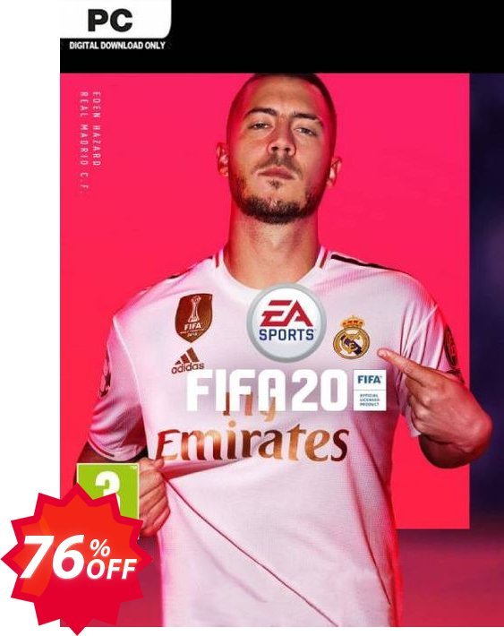 FIFA 20 PC Coupon code 76% discount 