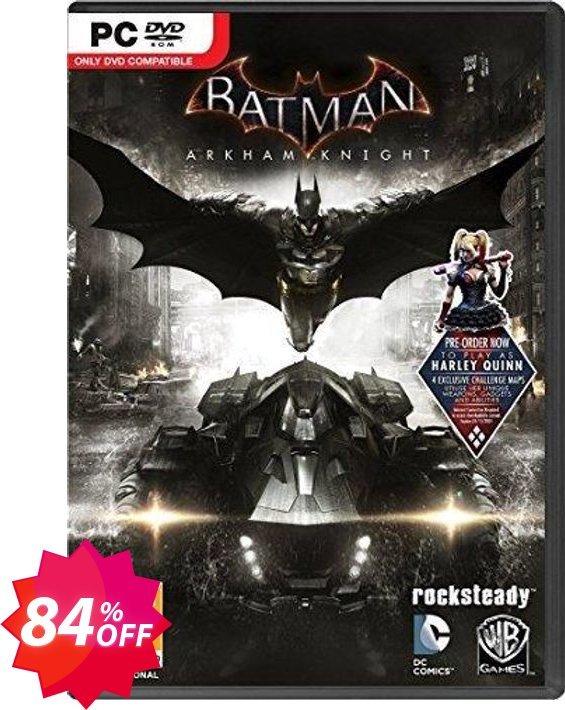Batman: Arkham Knight PC Coupon code 84% discount 