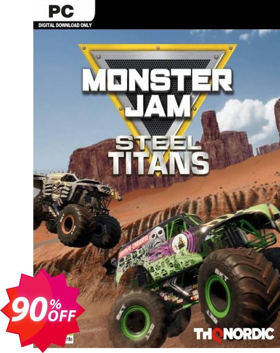 Monster Jam Steel Titans PC Coupon code 90% discount 