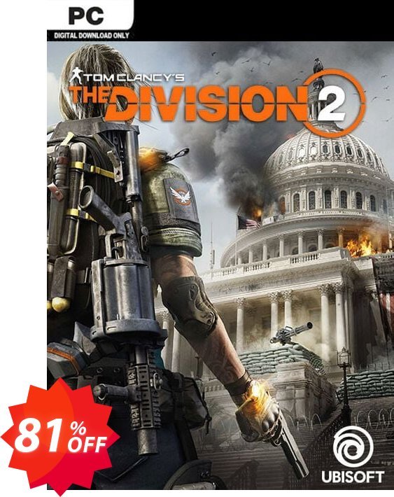 Tom Clancy's The Division 2 PC Coupon code 81% discount 