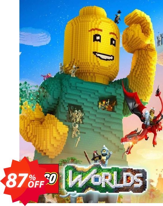Lego Worlds PC + DLC Coupon code 87% discount 