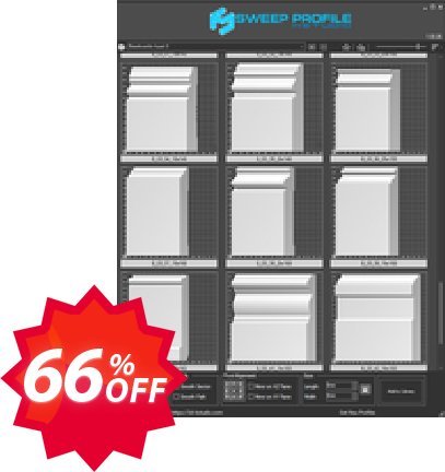 K-studio Sweep Profile Baseboards-A 3 Coupon code 66% discount 