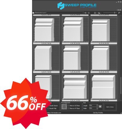 K-studio Sweep Profile Baseboards-A 3 Coupon code 66% discount 