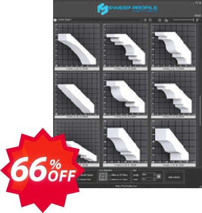 K-studio Sweep Profile Crowns-A 4 Coupon code 66% discount 