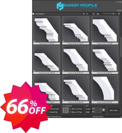 K-studio Sweep Profile Crowns-B 2 Coupon code 66% discount 