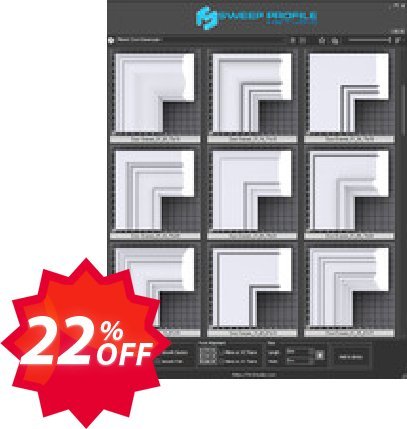 K-studio Sweep Profile Mitered Door Drawer 1 Coupon code 22% discount 