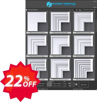 K-studio Sweep Profile Panel Chair Rail Molding-A 2 Coupon code 22% discount 