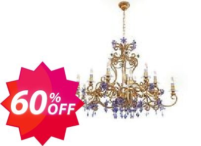 K-studio Classic Crystal Chandelier Coupon code 60% discount 