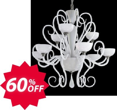 K-studio Murano glass chandelier Coupon code 60% discount 