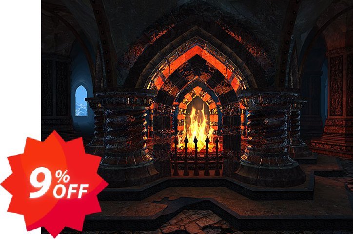 3PlaneSoft Crystal Fireplace 3D Screensaver Coupon code 9% discount 
