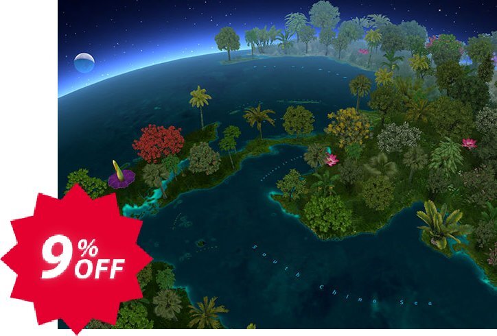 3PlaneSoft Plant World 3D Screensaver Coupon code 9% discount 