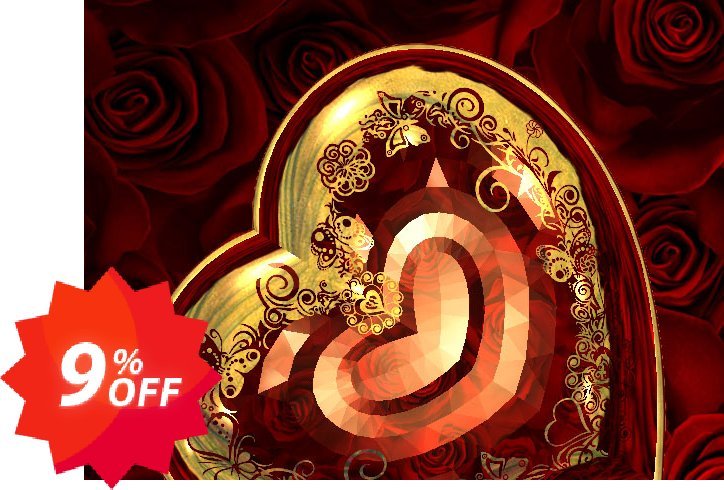 3PlaneSoft Valentine 3D Screensaver Coupon code 9% discount 
