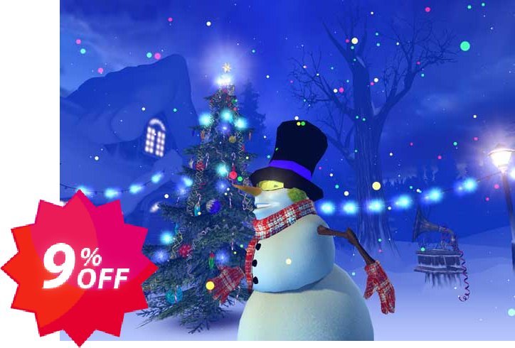 3PlaneSoft Christmas 3D Screensaver Coupon code 9% discount 