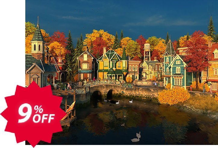 3PlaneSoft Fall Village 3D Screensaver Coupon code 9% discount 