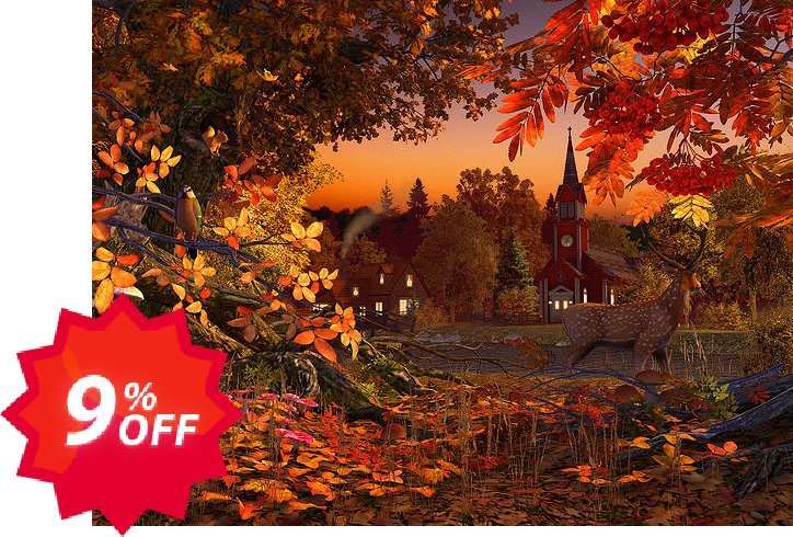 3PlaneSoft Autumn Wonderland 3D Screensaver Coupon code 9% discount 