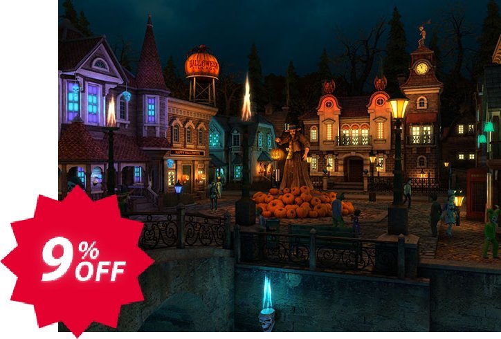 3PlaneSoft Halloween Village 3D Screensaver Coupon code 9% discount 