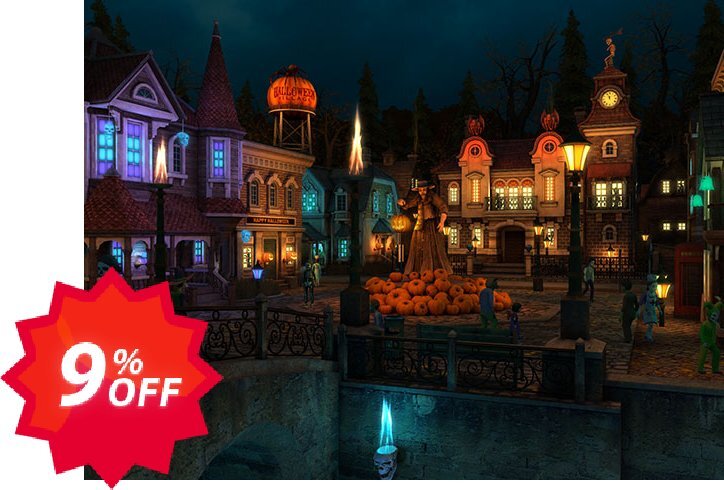 3PlaneSoft Halloween Village 3D Screensaver Coupon code 9% discount 