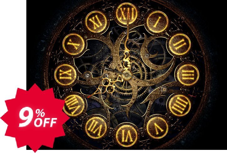 3PlaneSoft Mechanical Clock 3D Screensaver Coupon code 9% discount 