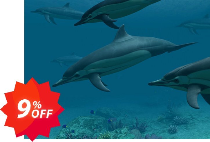 3PlaneSoft Dolphins 3D Screensaver Coupon code 9% discount 