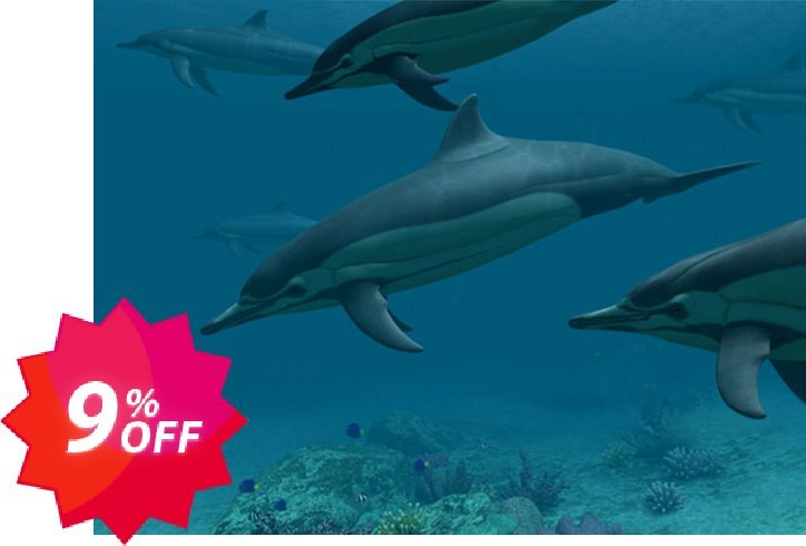 3PlaneSoft Dolphins 3D Screensaver Coupon code 9% discount 