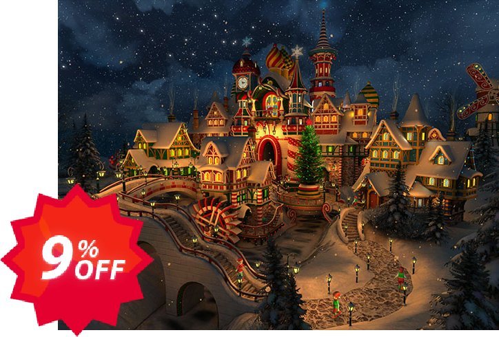 3PlaneSoft Santa's Castle 3D Screensaver Coupon code 9% discount 