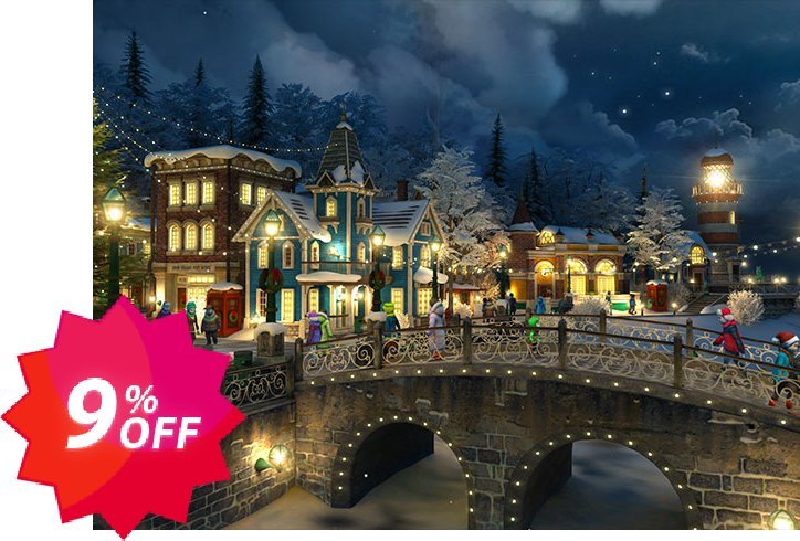 3PlaneSoft Snow Village 3D Screensaver Coupon code 9% discount 