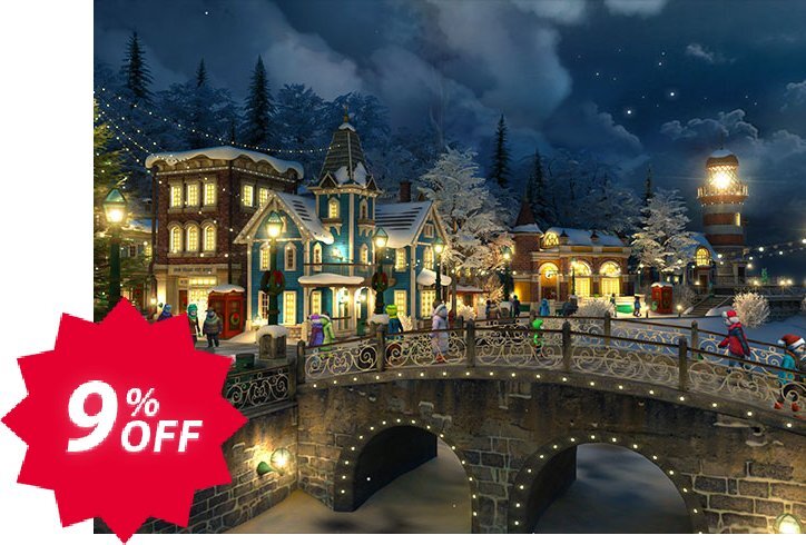 3PlaneSoft Snow Village 3D Screensaver Coupon code 9% discount 