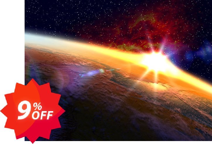 3PlaneSoft Orbital Sunset 3D Screensaver Coupon code 9% discount 