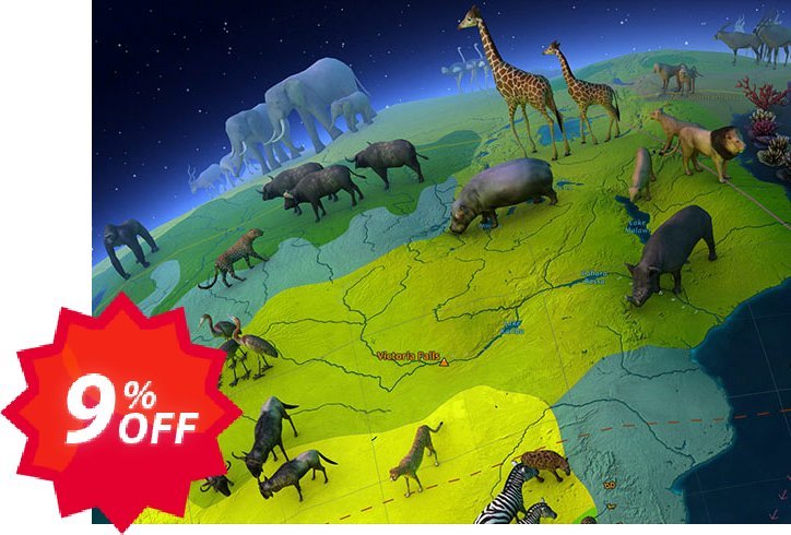 3PlaneSoft Animal World 3D Screensaver Coupon code 9% discount 