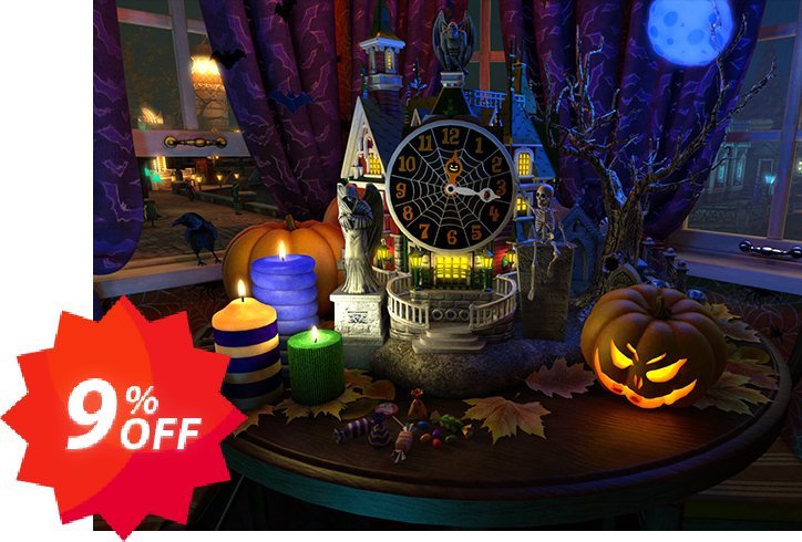 3PlaneSoft Halloween Evening 3D Screensaver Coupon code 9% discount 
