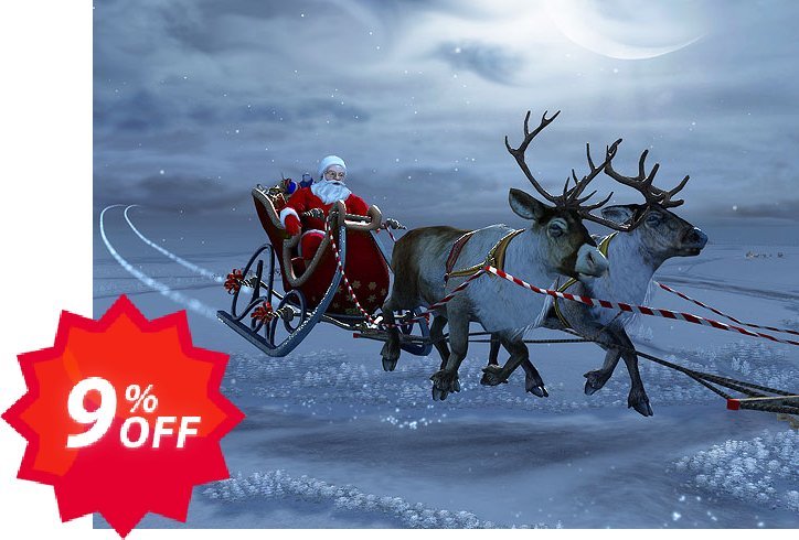 3PlaneSoft Santa Claus 3D Screensaver Coupon code 9% discount 