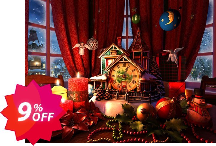 3PlaneSoft Christmas Evening 3D Screensaver Coupon code 9% discount 