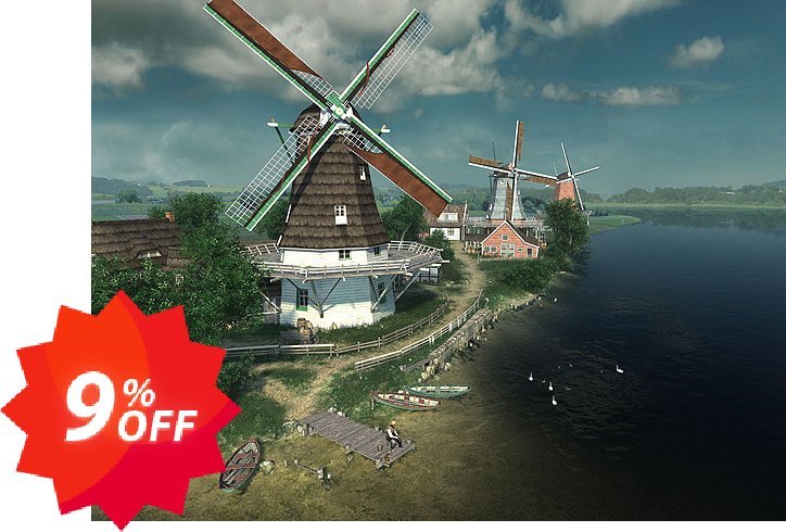 3PlaneSoft Dutch Windmills 3D Screensaver Coupon code 9% discount 