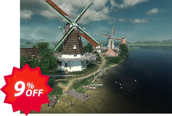 3PlaneSoft Dutch Windmills 3D Screensaver Coupon code 9% discount 